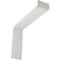 Ekena Millwork Steel Truss Shelf Bracket, Hammered White 2"W x 8"D x 6 3/4"H BKTM02X08X06TSHWH - alternate 1